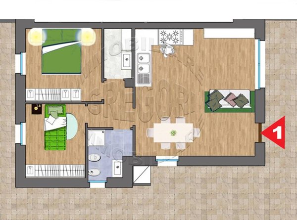 appartamento in vendita ad Altidona in zona Marina di Altidona