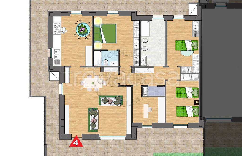 appartamento in vendita ad Altidona in zona Marina di Altidona