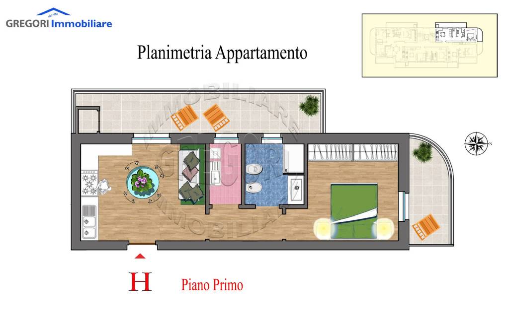 appartamento in vendita a Fermo in zona Camera