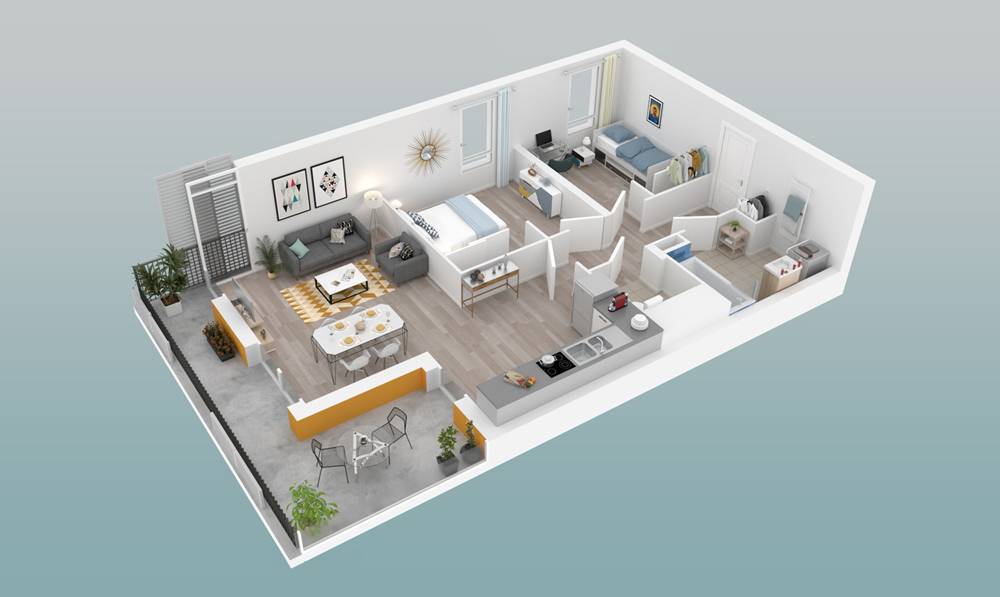 appartamento in vendita a Fermo in zona Campiglione