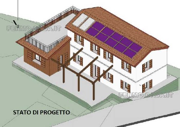 casa indipendente in vendita a Fermo in zona Molini di Tenna