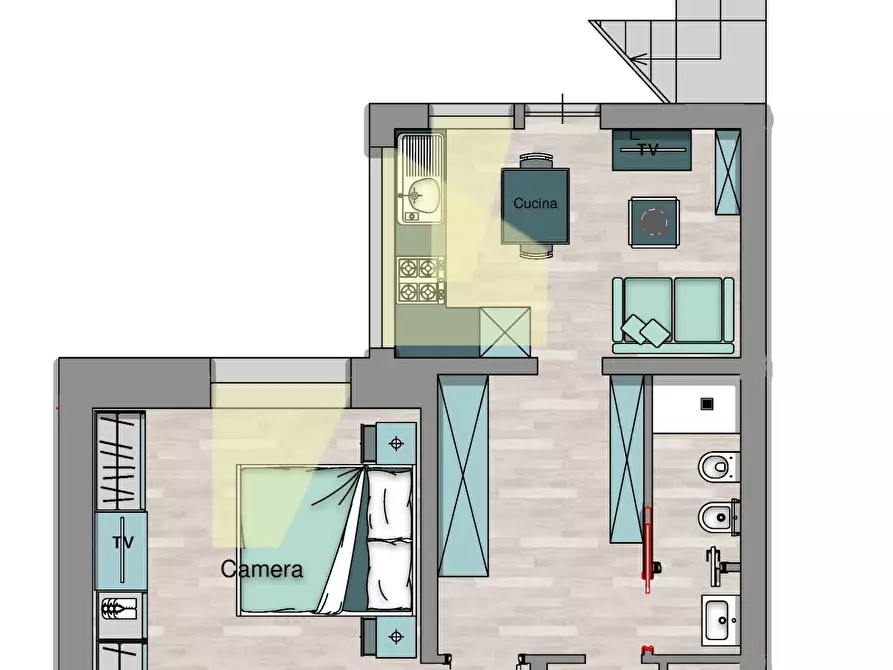 appartamento in vendita a Fermo in zona Camera