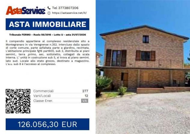 appartamento in vendita a Montegranaro