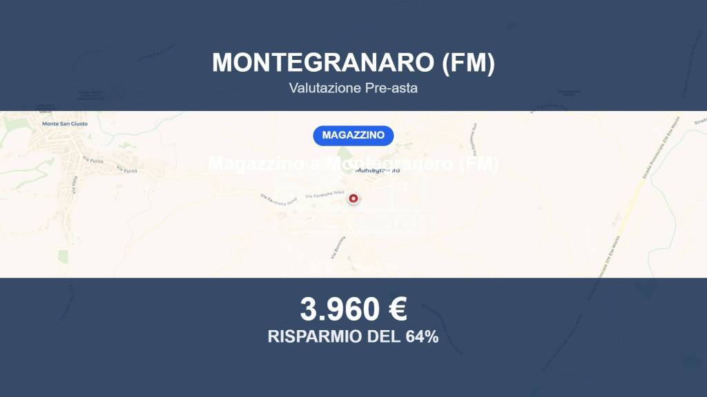 locale commerciale in vendita a Montegranaro