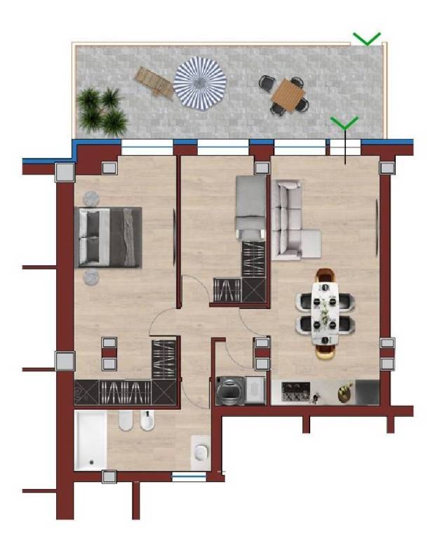 appartamento in vendita a Porto San Giorgio