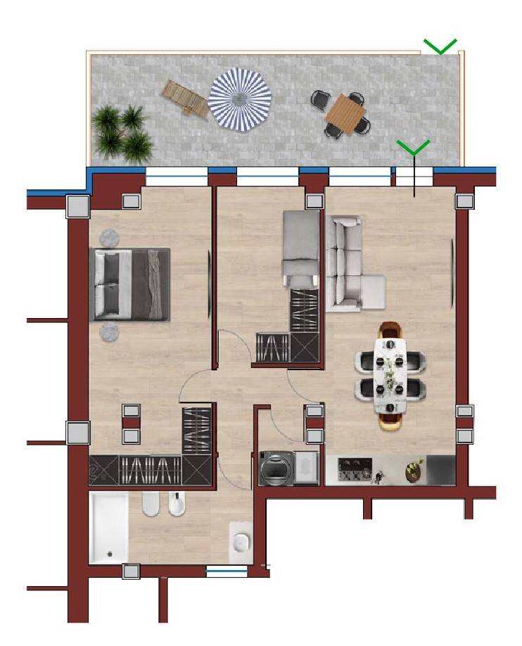 appartamento in vendita a Porto San Giorgio