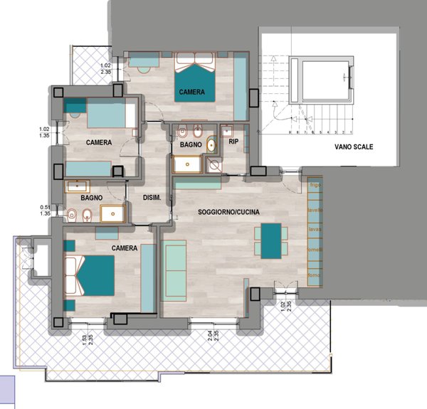 appartamento in vendita a Porto San Giorgio