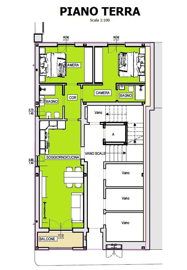 appartamento in vendita a Porto San Giorgio