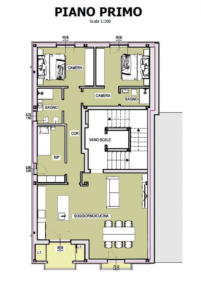 appartamento in vendita a Porto San Giorgio