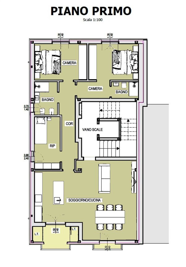 appartamento in vendita a Porto San Giorgio