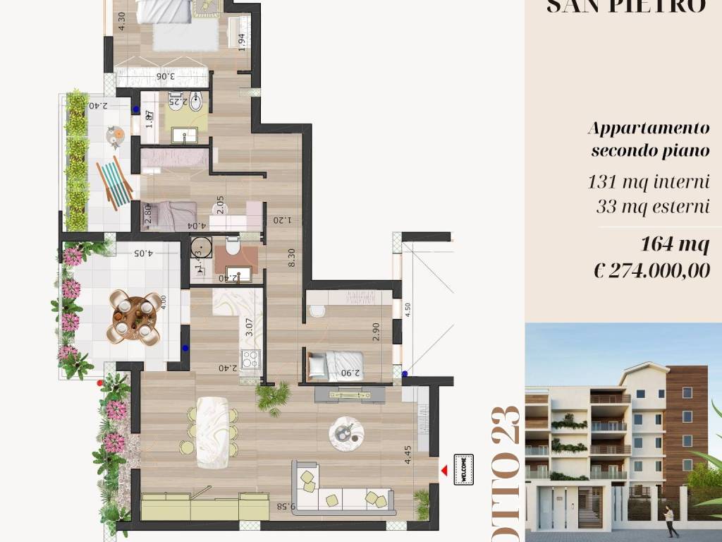 appartamento in vendita ad Andria in zona Castel del Monte