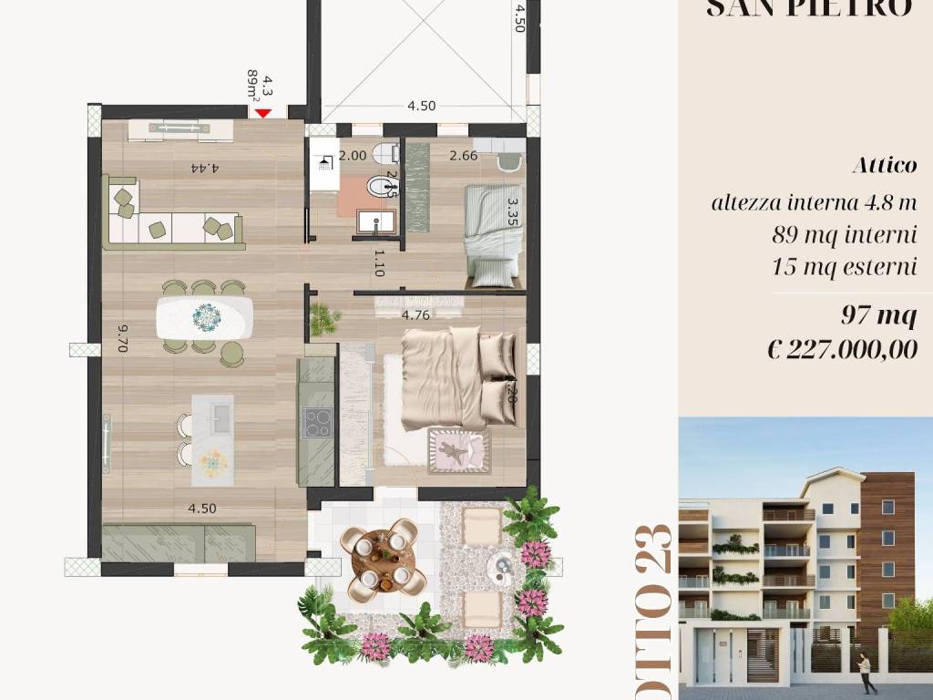 appartamento in vendita ad Andria in zona Castel del Monte
