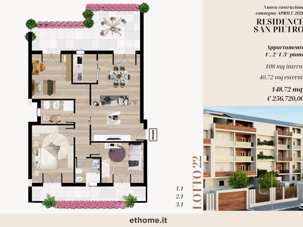 appartamento in vendita ad Andria in zona Castel del Monte