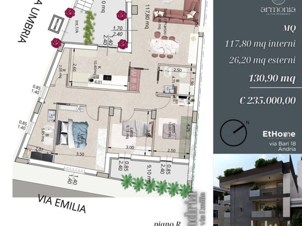 appartamento in vendita ad Andria