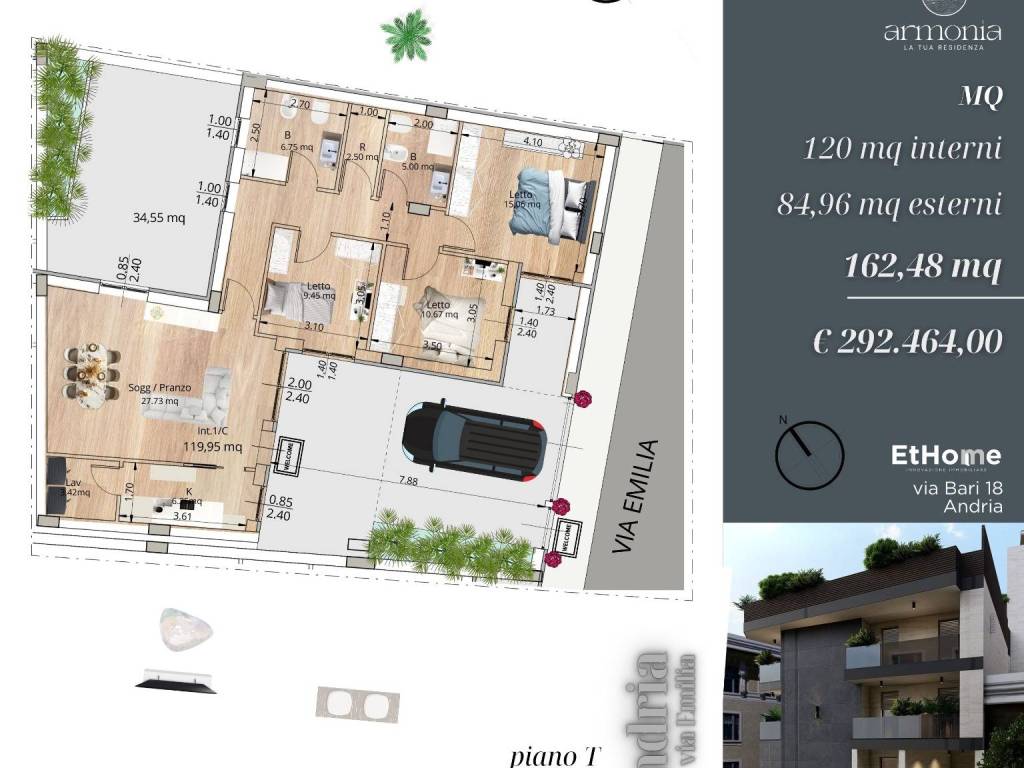appartamento in vendita ad Andria