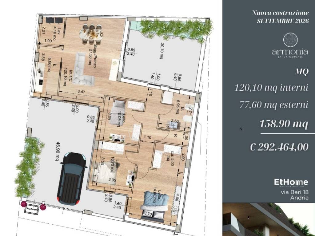 appartamento in vendita ad Andria