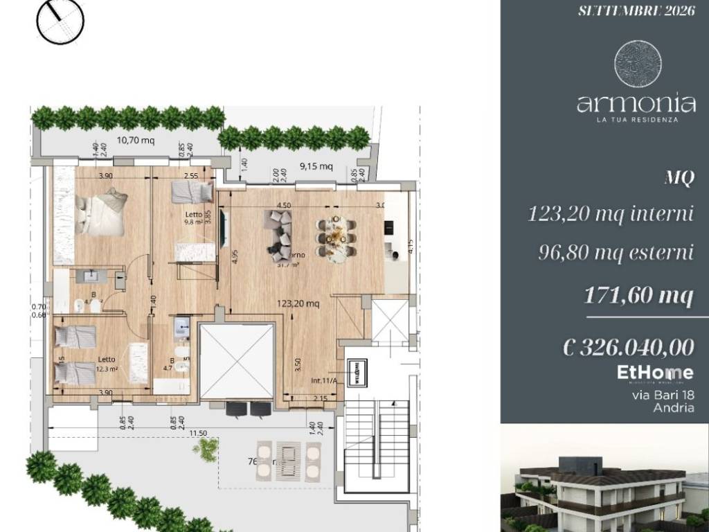 appartamento in vendita ad Andria