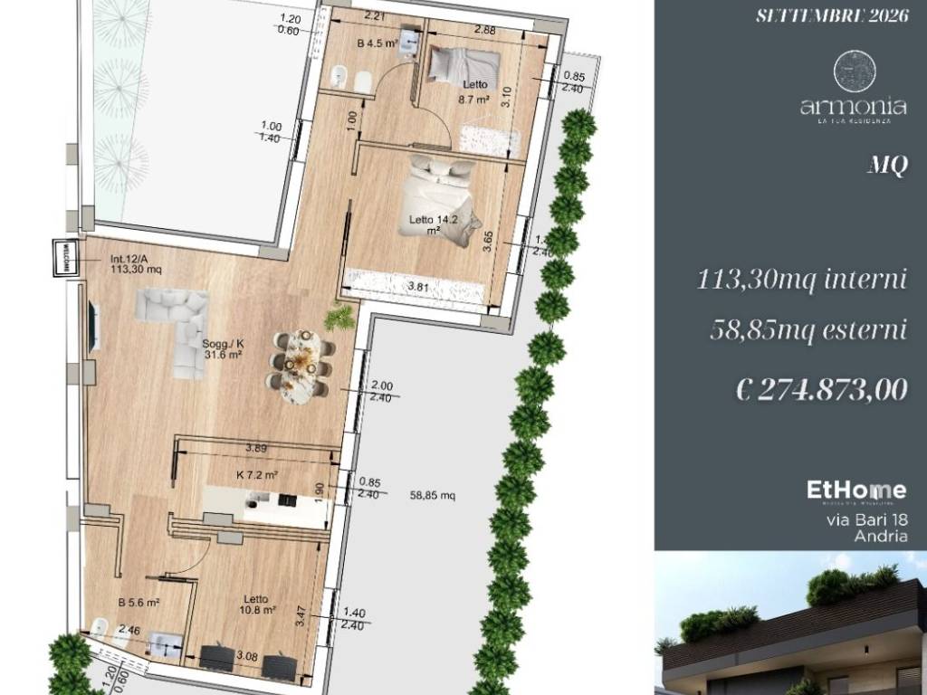 appartamento in vendita ad Andria