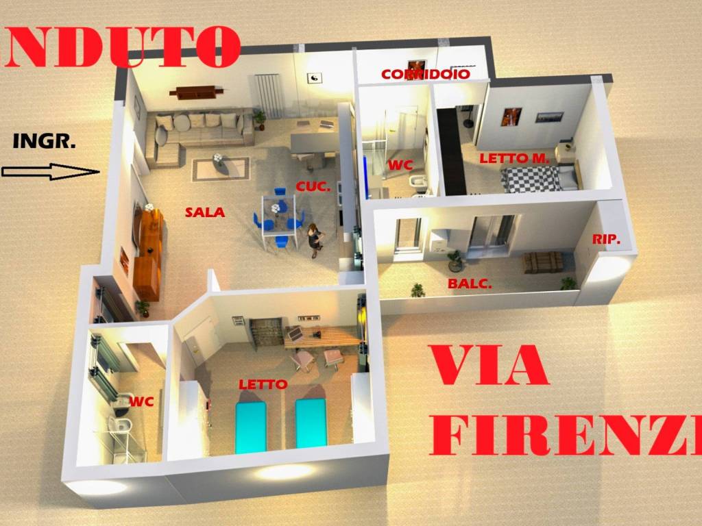 appartamento in vendita ad Andria