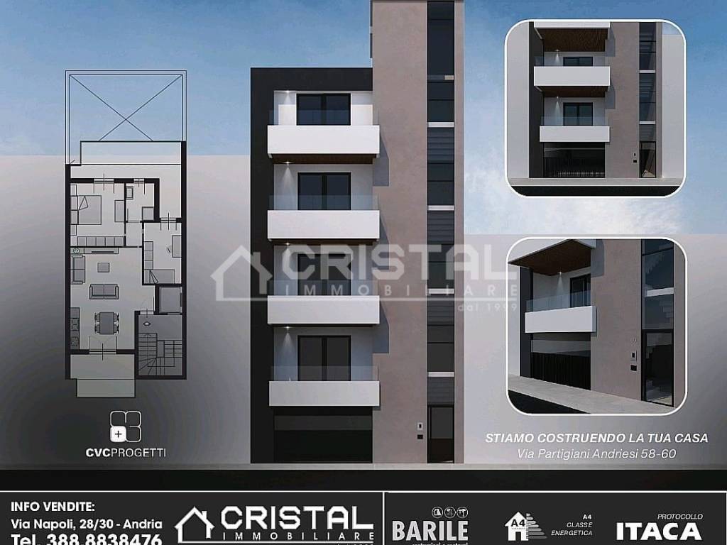 appartamento in vendita ad Andria in zona Centro Storico
