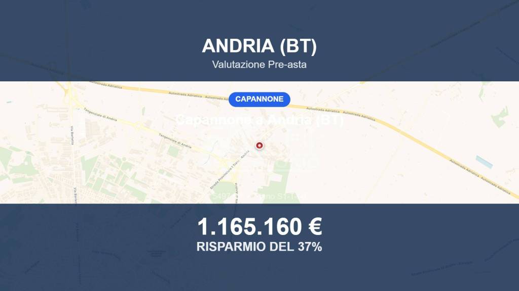 capannone in vendita ad Andria