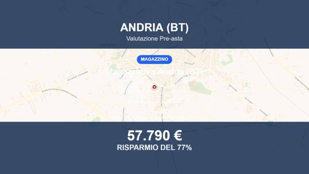 locale commerciale in vendita ad Andria in zona Montegrosso