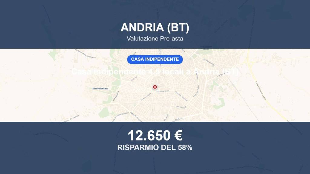casa indipendente in vendita ad Andria in zona Centro Storico