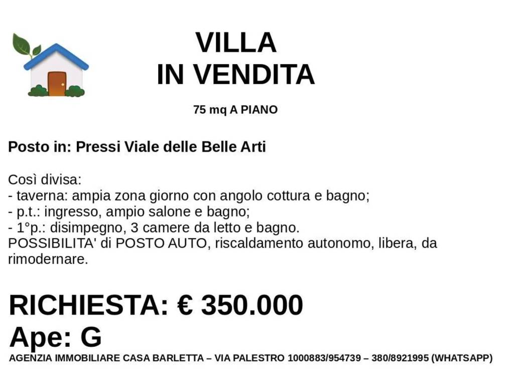 casa indipendente in vendita a Barletta in zona Borgovilla
