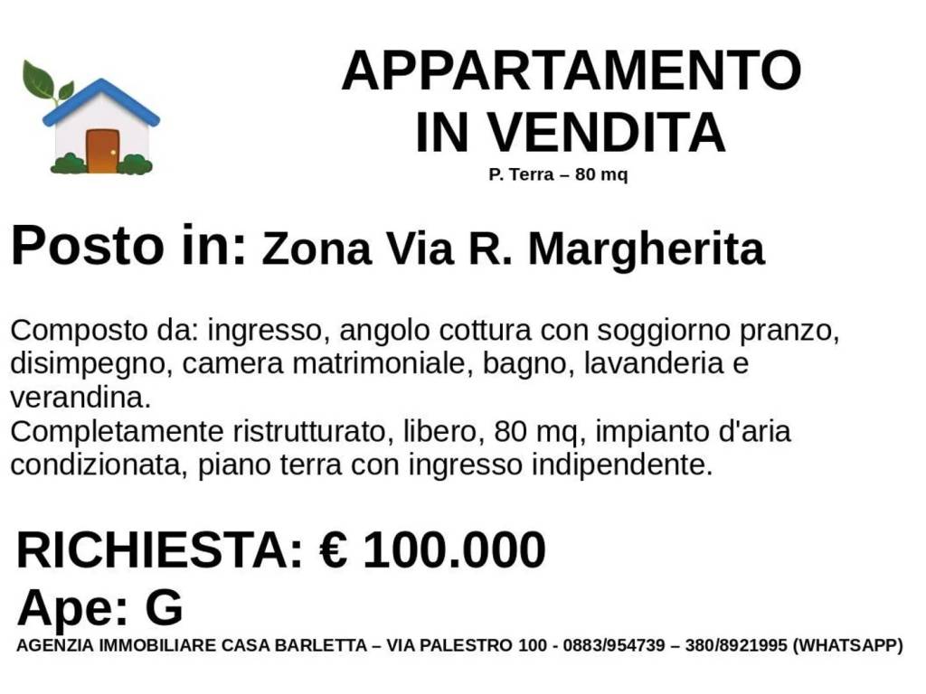 appartamento in vendita a Barletta in zona Settefrati