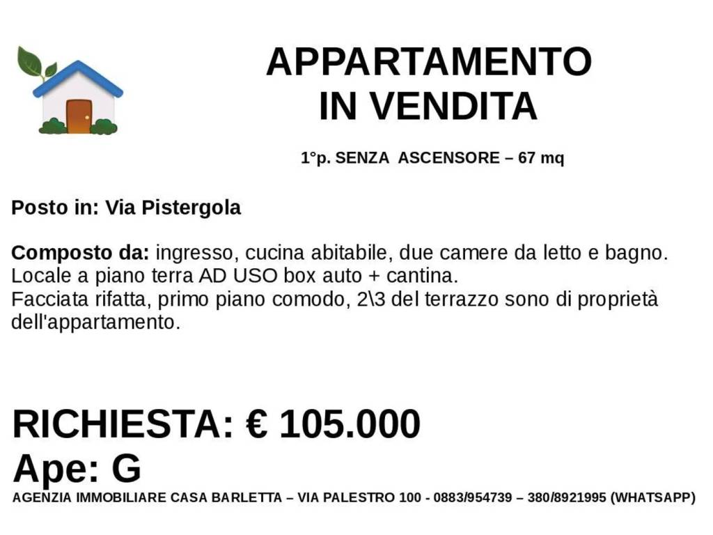appartamento in vendita a Barletta in zona Fiumara