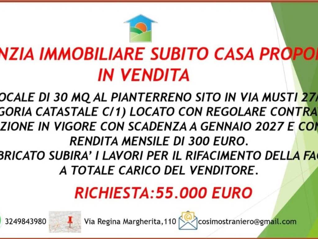 monolocale in vendita a Barletta in zona Settefrati