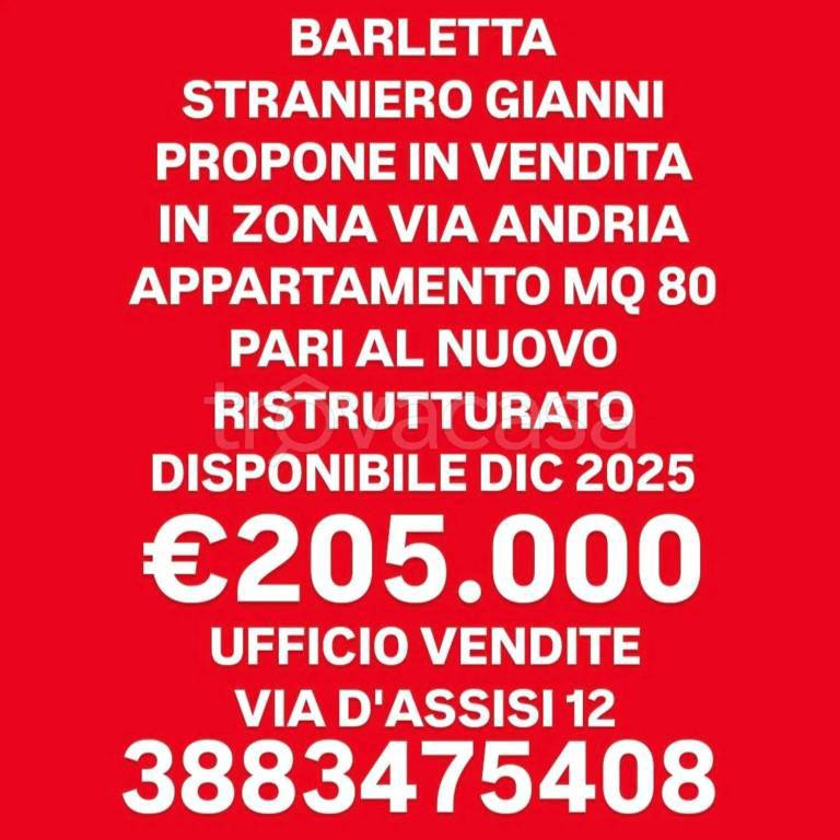 appartamento in vendita a Barletta