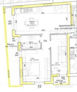 appartamento in vendita a Barletta in zona Settefrati