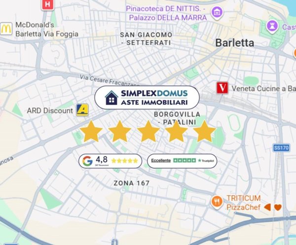 appartamento in vendita a Barletta in zona Borgovilla