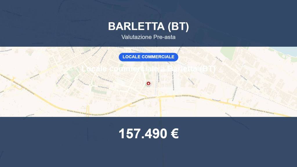 negozio in vendita a Barletta in zona Patalini