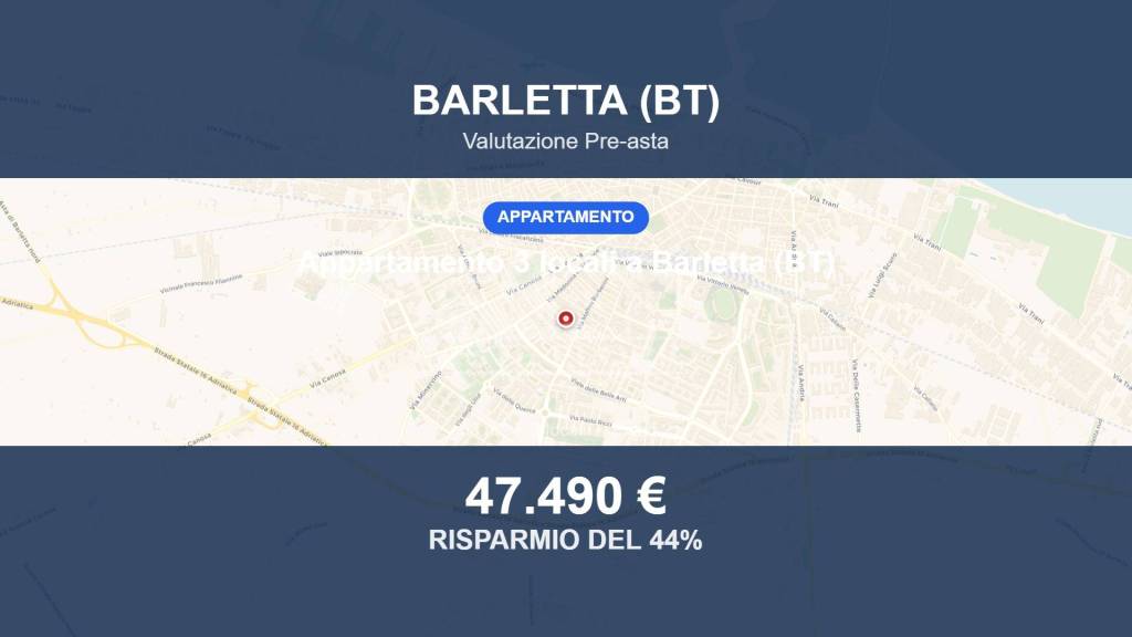 appartamento in vendita a Barletta in zona Borgovilla