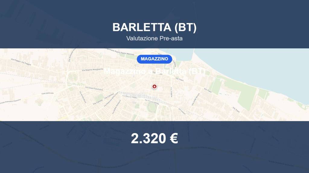locale commerciale in vendita a Barletta in zona Centro Città