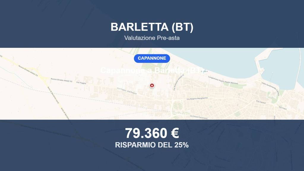 locale commerciale in vendita a Barletta in zona Settefrati
