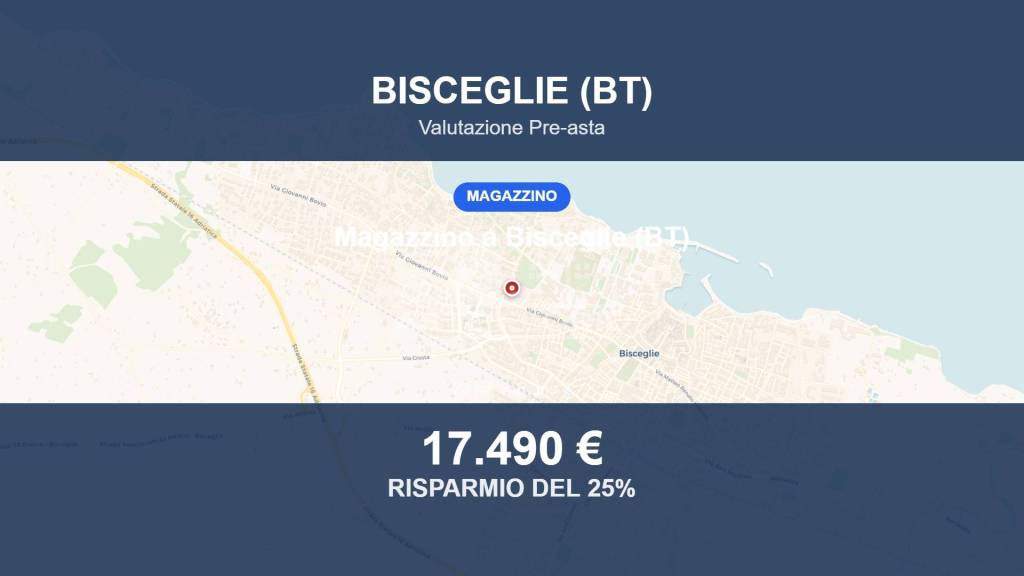 locale di sgombero in vendita a Bisceglie