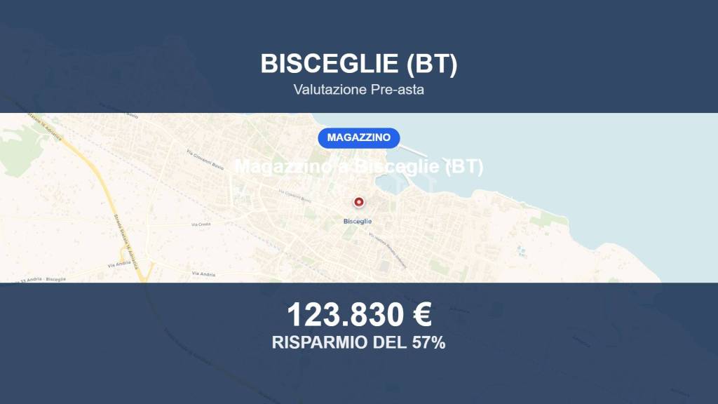 locale commerciale in vendita a Bisceglie