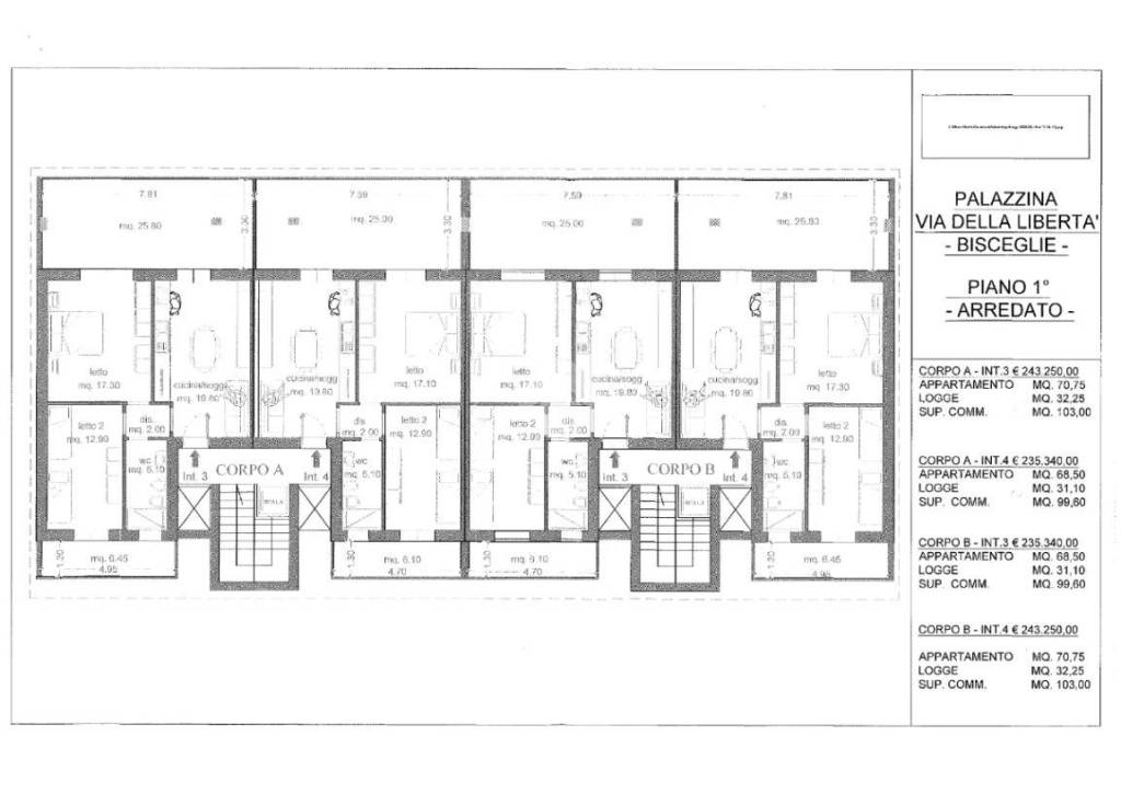 appartamento in vendita a Bisceglie