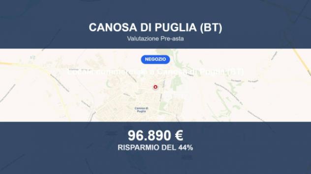 negozio in vendita a Canosa di Puglia