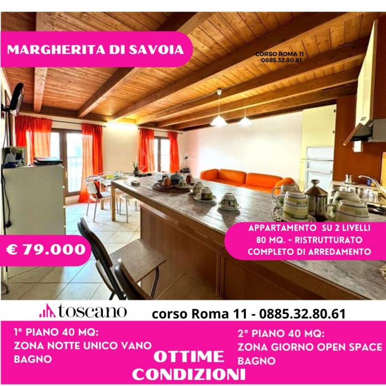 appartamento in vendita a Margherita di Savoia