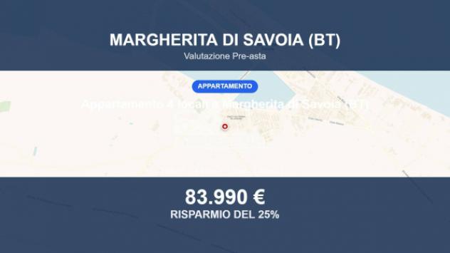 appartamento in vendita a Margherita di Savoia