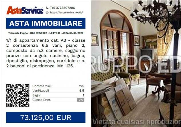 appartamento in vendita a Margherita di Savoia