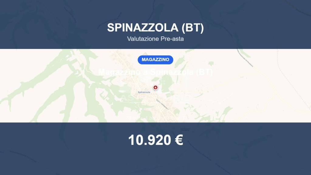 locale commerciale in vendita a Spinazzola