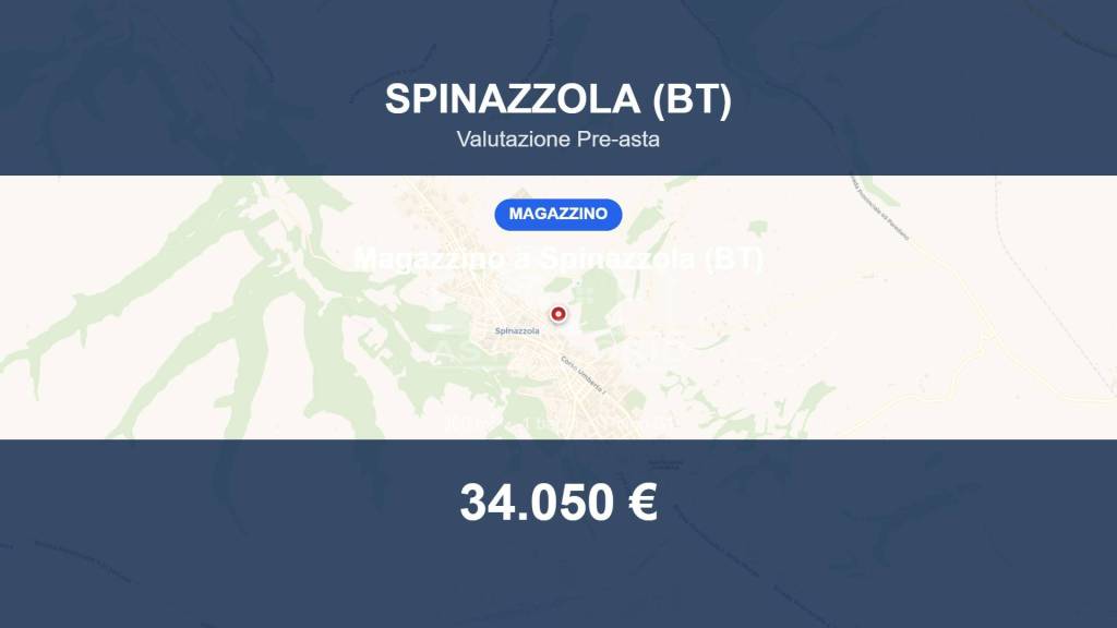 locale commerciale in vendita a Spinazzola