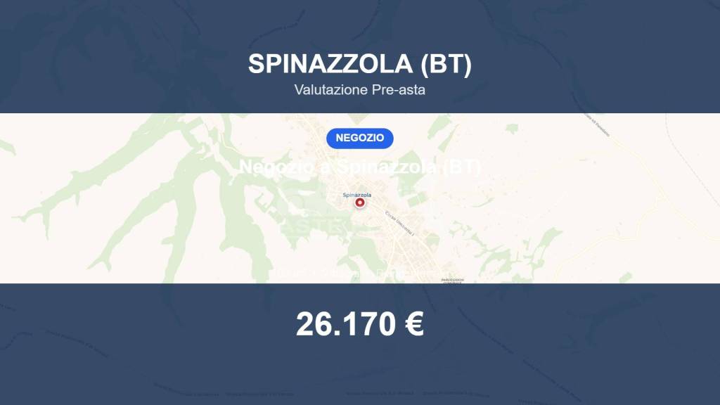 negozio in vendita a Spinazzola