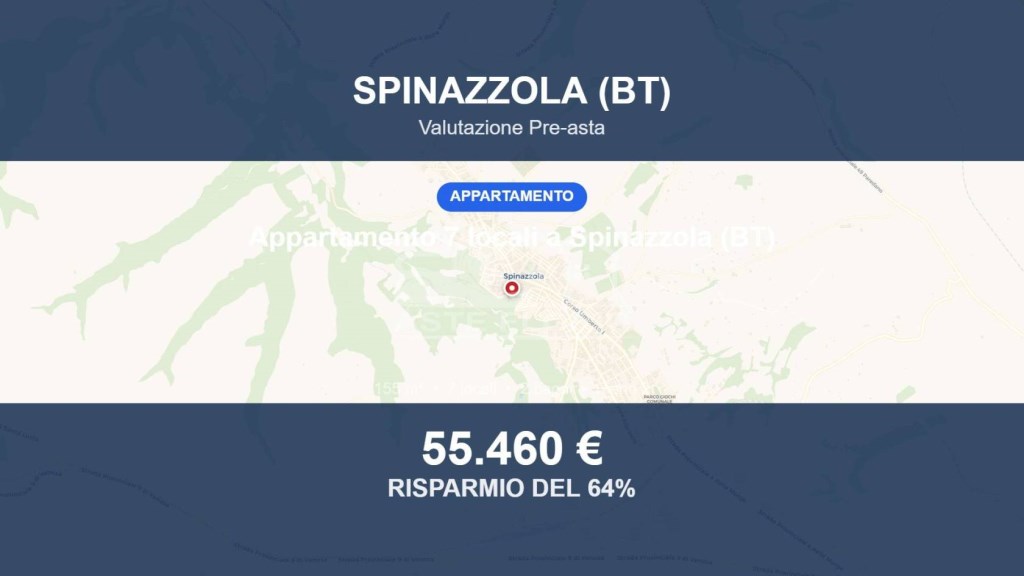 appartamento in vendita a Spinazzola