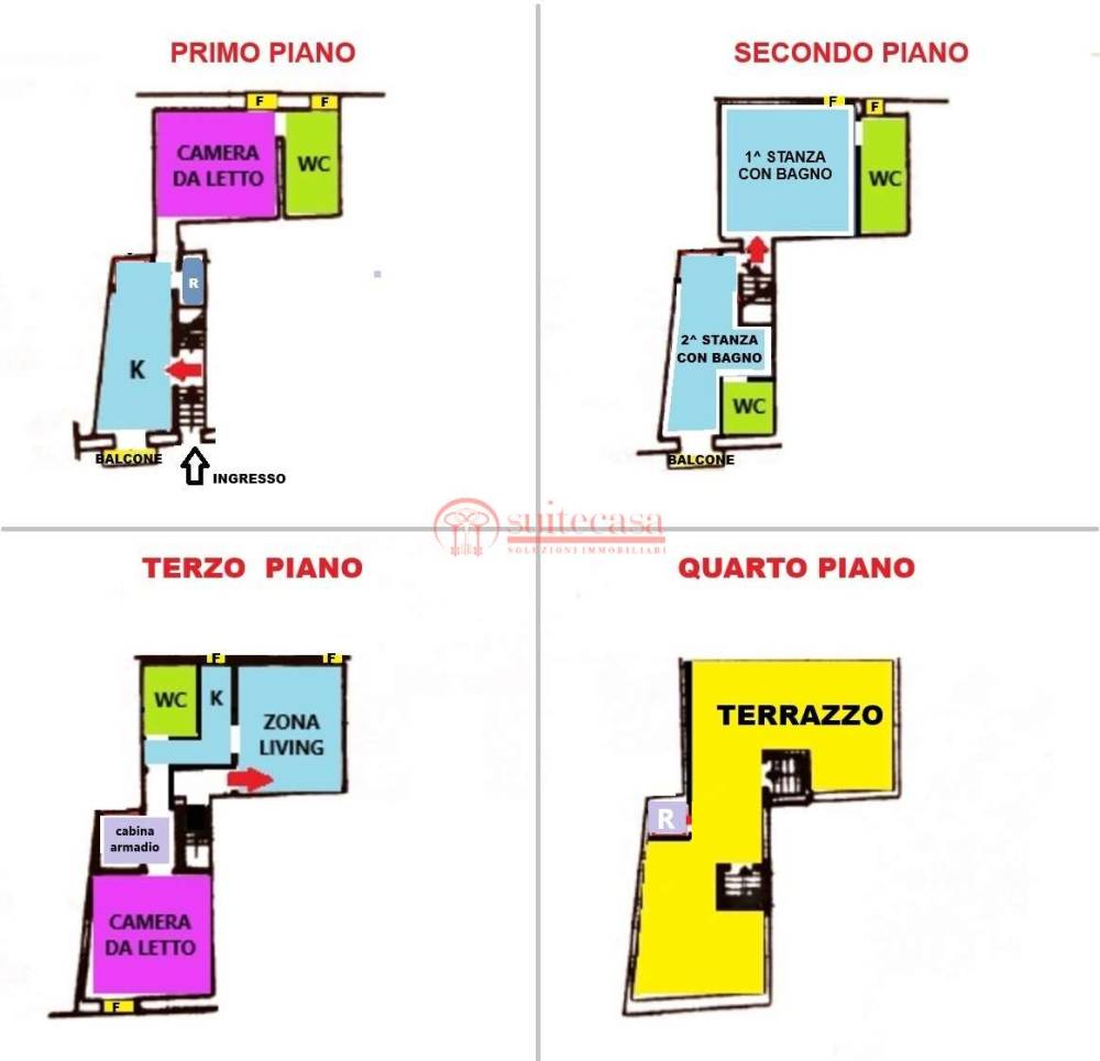 intera palazzina in vendita a Trani in zona Borgo Medievale